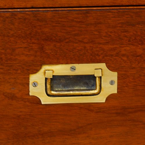 fig 2. Victorian mahogany military chest