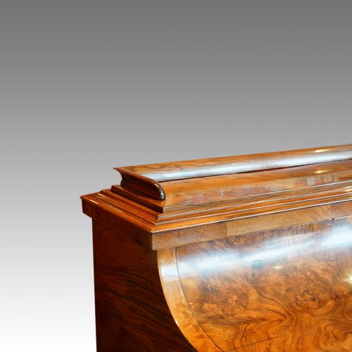 fig 1. Victorian walnut 'pop up' piano top Davenport desk