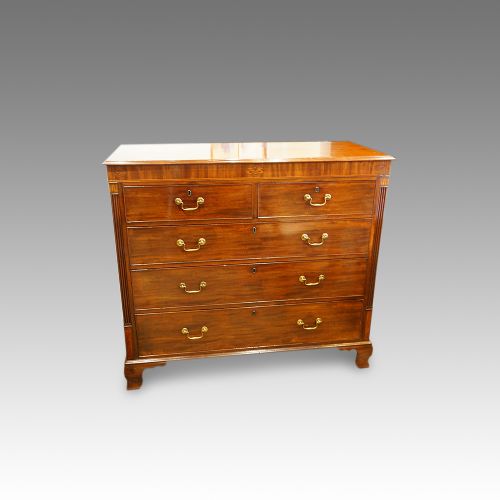 George III Mahogany Lancashire Chest