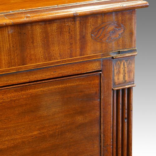 fig 1. George III mahogany Lancashire chest