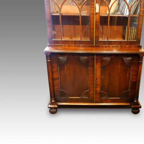 fig 1. William IV mahogany bookcase