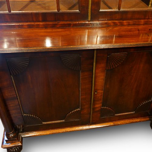 fig 3. William IV mahogany bookcase