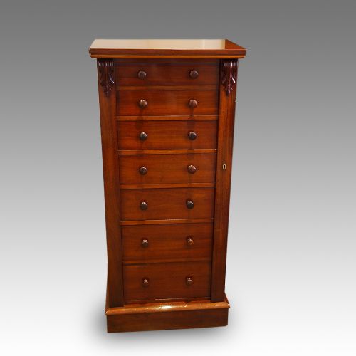 Victorian Mahogany Wellington Chest