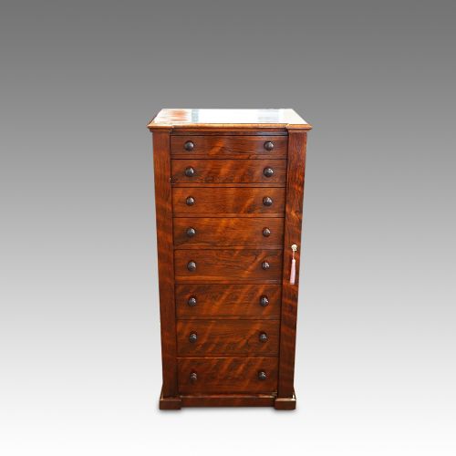 fig 1. Victorian rosewood Wellington chest