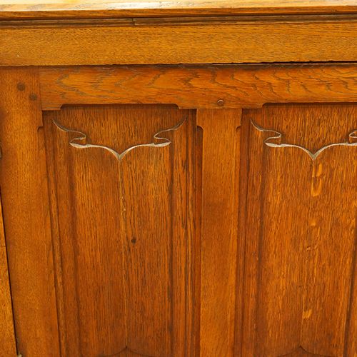 fig 1. Edwardian oak cupboard