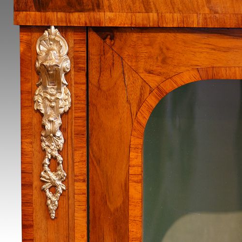 fig 2. Pair of Victorian walnut pier cabinets