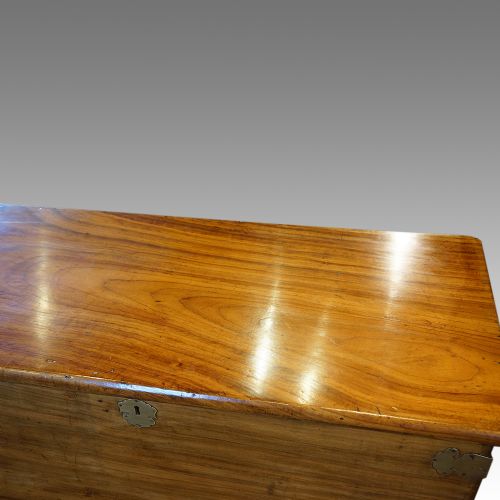 fig 1. Antique Anglo-Indian camphorwood chest
