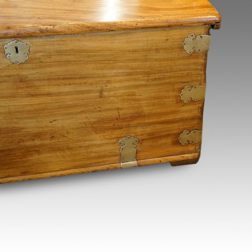 fig 2. Antique Anglo-Indian camphorwood chest
