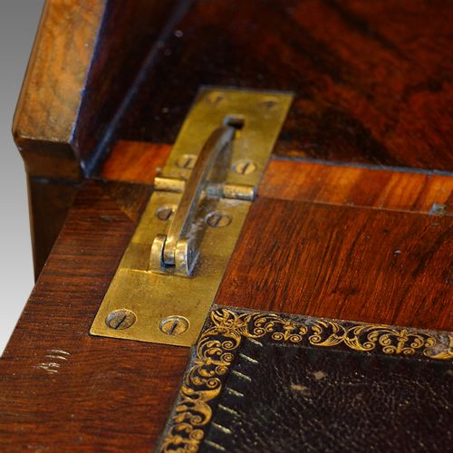 fig 3. Victorian walnut bureau de dame
