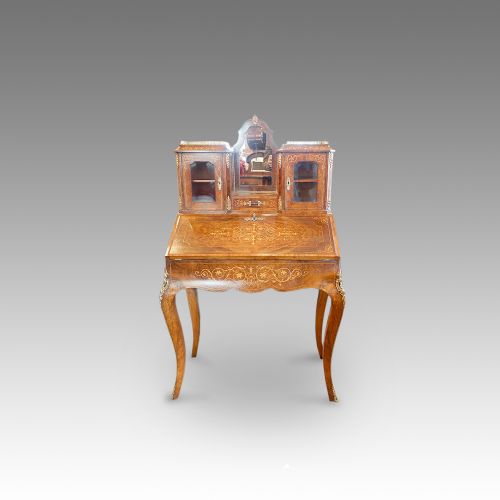 fig 5. Victorian walnut bureau de dame