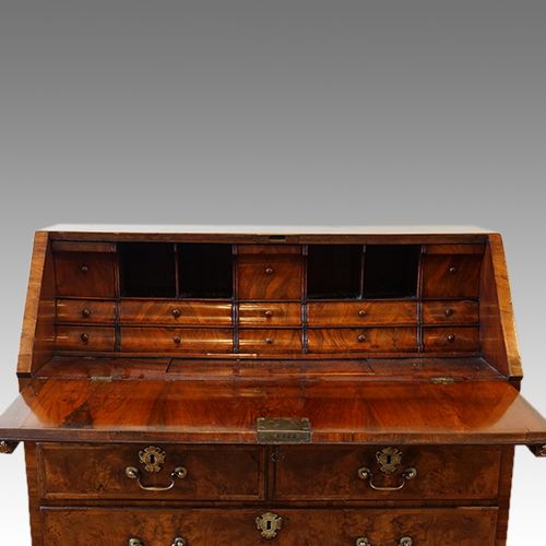 fig 4. 18thc. walnut bureau