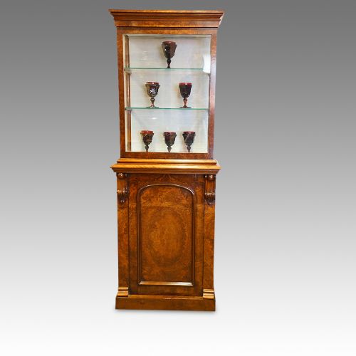Victorian Walnut Cabinet by Wylie & Lochhead