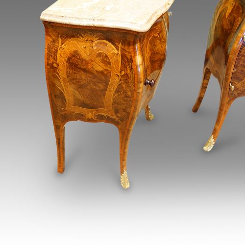 fig 4. Pair of antique bedside cabinets