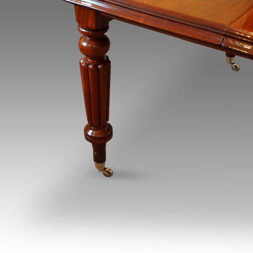 fig 3. Victorian mahogany extending dining table