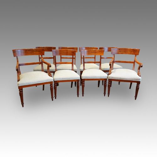 Set of 8 William IV Dining Chairs
