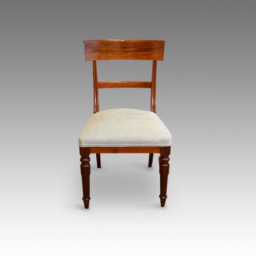 fig 6. Set of 8 William IV dining chairs