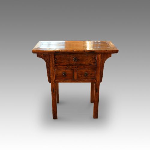 Antique Chinese Elm Hall -Table