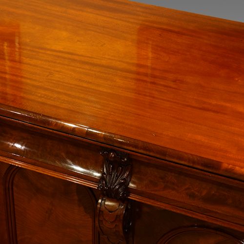 fig 3. Victorian mahogany 4 door sideboard