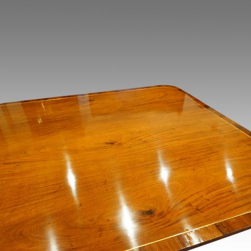 fig 2. Regency brass inlaid mahogany large breakfast table