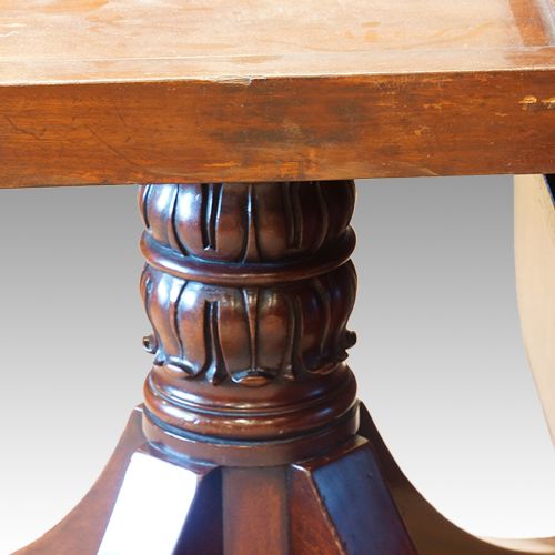 fig 5. Regency brass inlaid mahogany large breakfast table