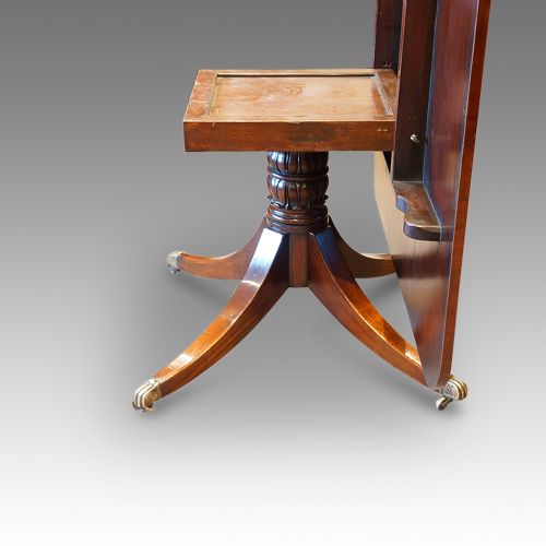 fig 6. Regency brass inlaid mahogany large breakfast table