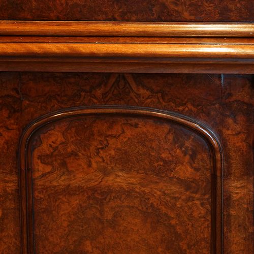 fig 2. Victorian walnut cabinet by Wylie & Lochhead
