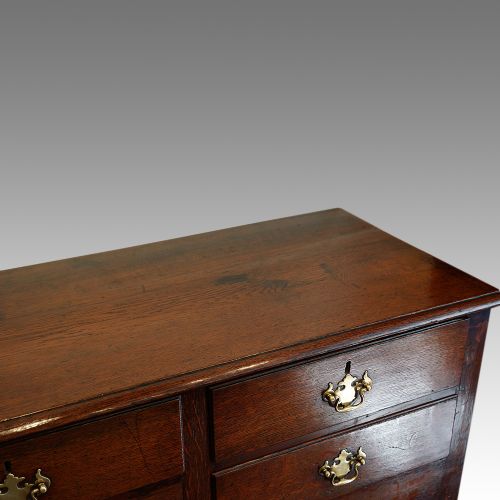 fig 3. Antique oak boarded pot-board dresser