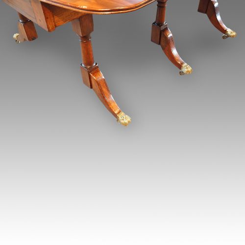 fig 4. Regency mahogany 14+ seat extending dining table