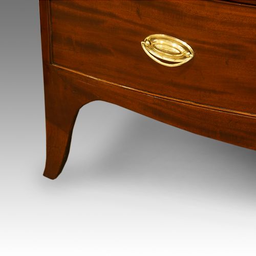 fig 1. Georgian mahogany bow-front chest