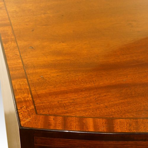 fig 4. Georgian mahogany bow-front chest
