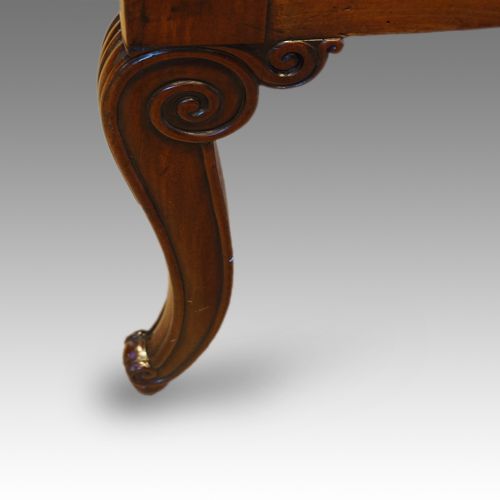 fig 3. Empire revival mahogany tub shaped desk chair