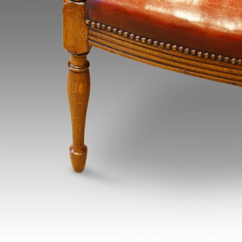 fig 2. Edwardian oak desk chair