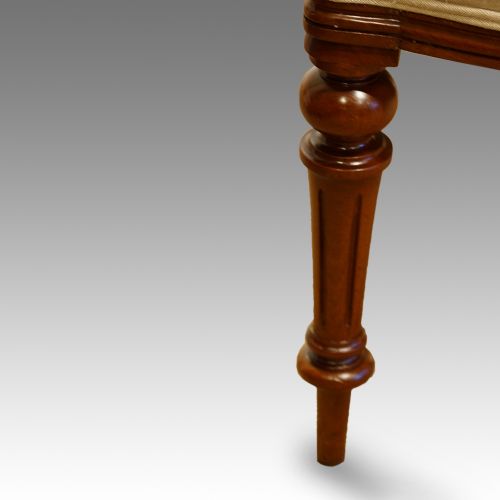 fig 3. Set of 8 Victorian walnut dining chairs