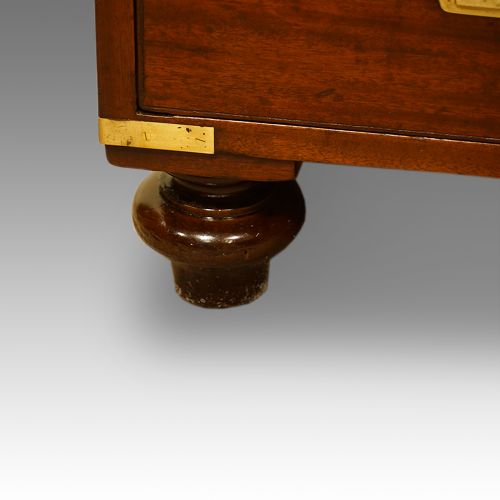 fig 3. Antique Georgian mahogany military chest