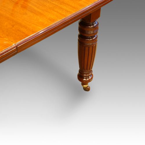 fig 2. Victorian mahogany extending dining table 1880’s