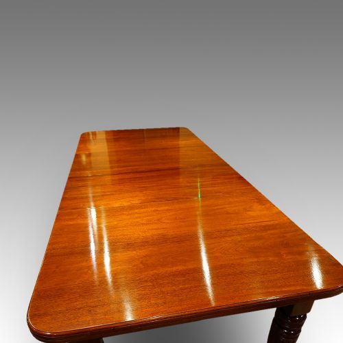 fig 3. Victorian mahogany extending dining table 1880’s