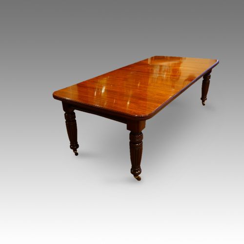 fig 4. Victorian mahogany extending dining table 1880’s