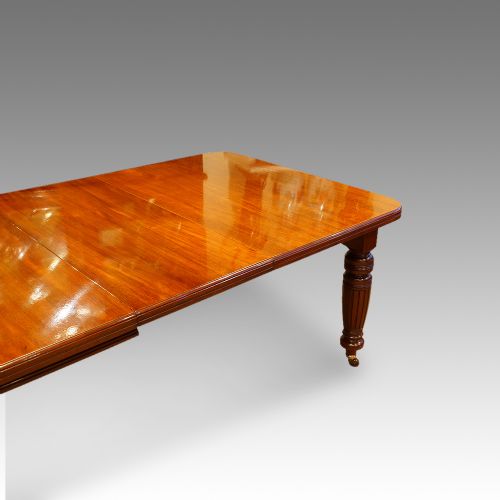 fig 5. Victorian mahogany extending dining table 1880’s