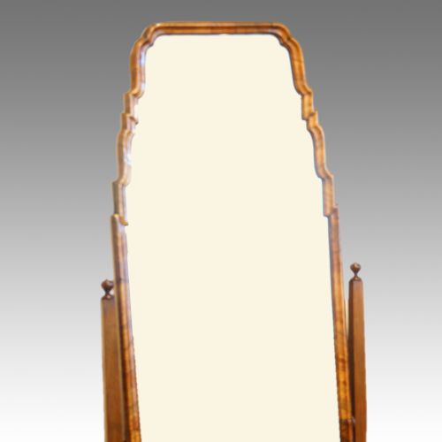 fig 1. Walnut 1920’s dressing mirror