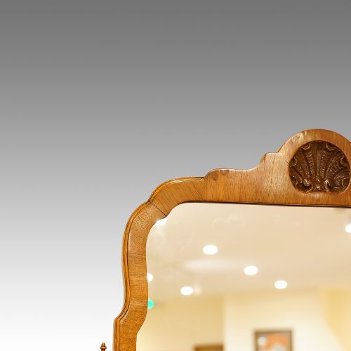 fig 1. Walnut 1920’s cheval dressing mirror