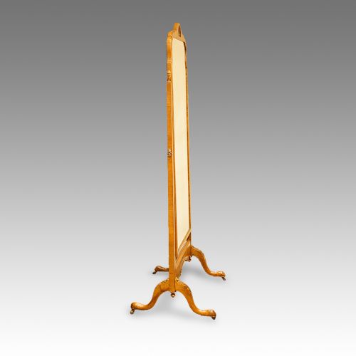 fig 2. Walnut 1920’s cheval dressing mirror