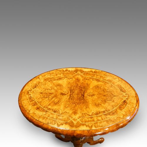 fig 1. Victorian oval walnut wine table