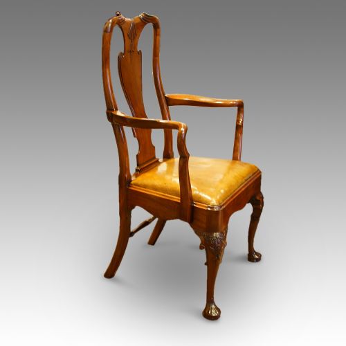 fig 2. Set of 8 mahogany Victorian dining chairs in the Georgian style
