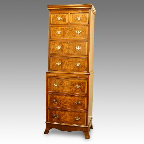 fig 1. Edwardian walnut tallboy
