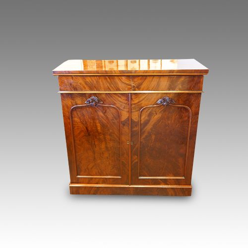 Victorian Mahogany Side Cabinet Circa 1850