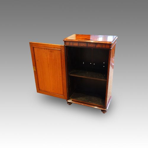 fig 1. William IV rosewood small one door side cabinet