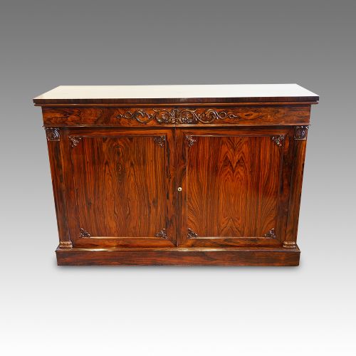 William IV Rosewood Side Cabinet