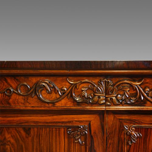fig 1. William IV rosewood side cabinet