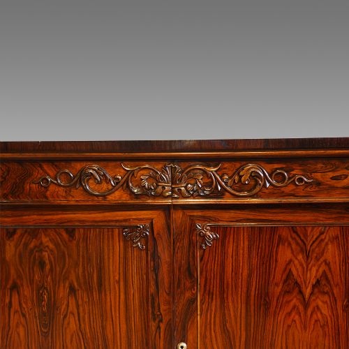 fig 3. William IV rosewood side cabinet