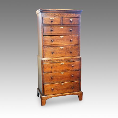 1920’S Oak Tallboy Chest of Small Size